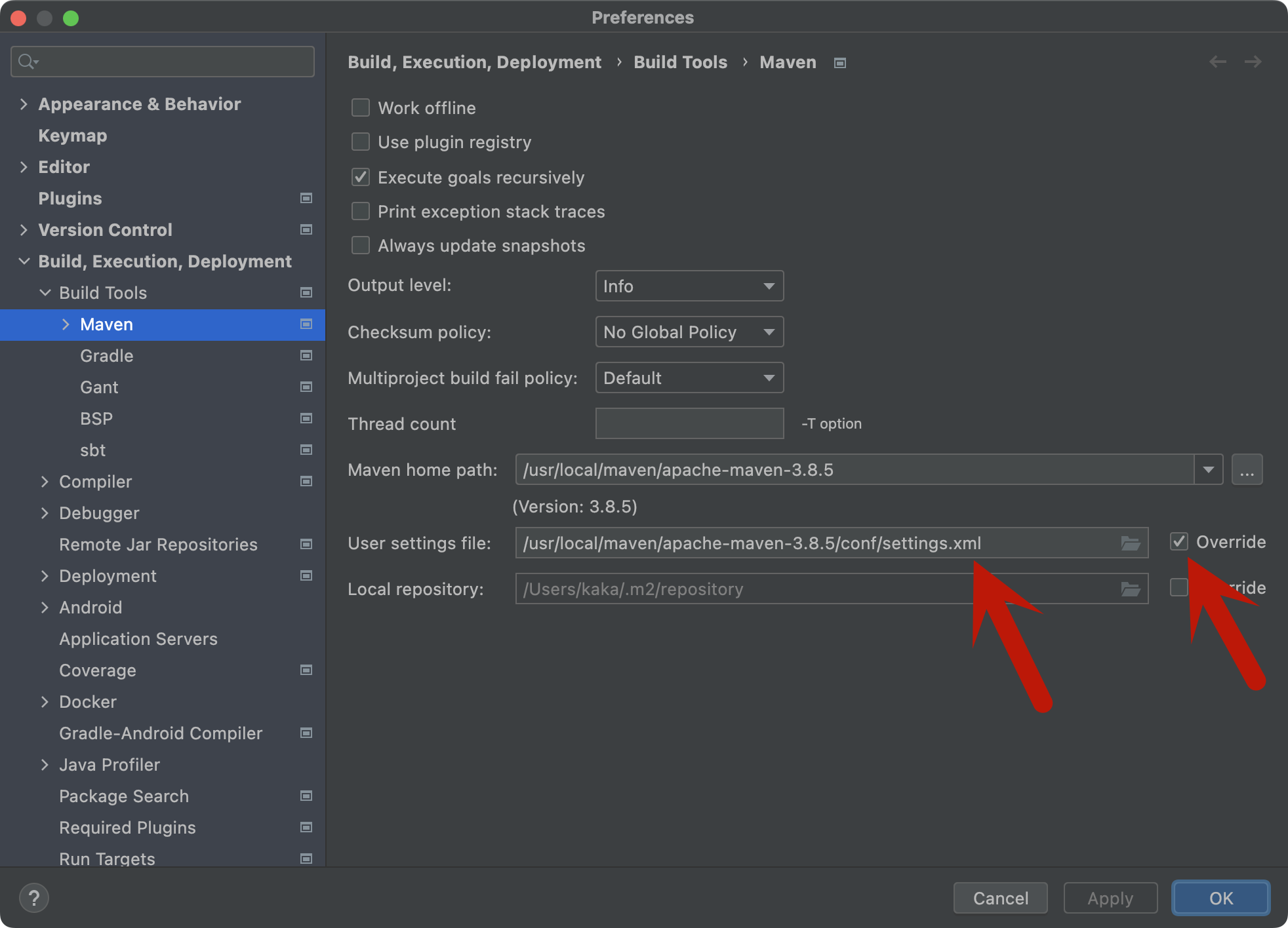 IDEA的Maven的配置文件