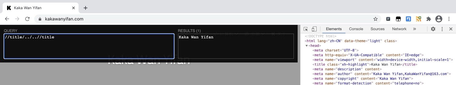 //title/../..//title